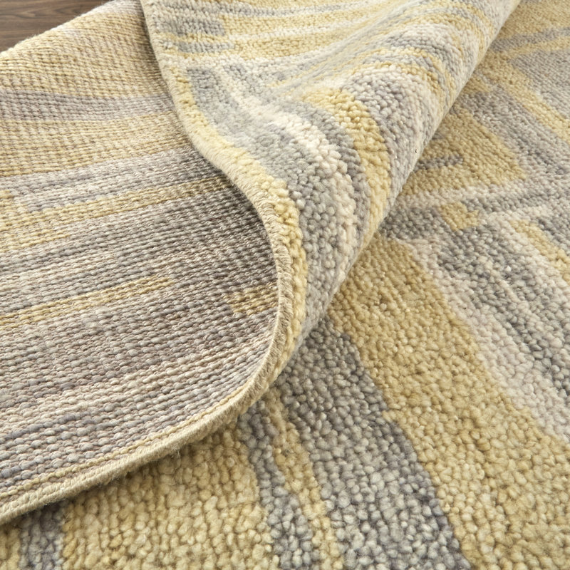 Thom Filicia Hand Knotted Wool Abstract Area Rug, Rectangle 5'6" x 8'6"