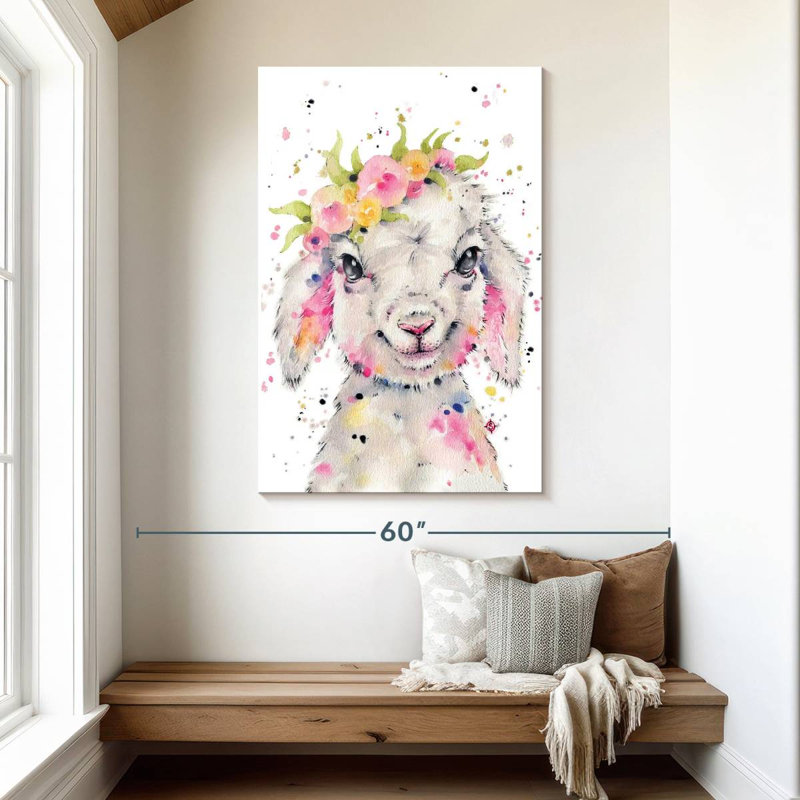 Brampt Little Lamb, 48" H x 32" W