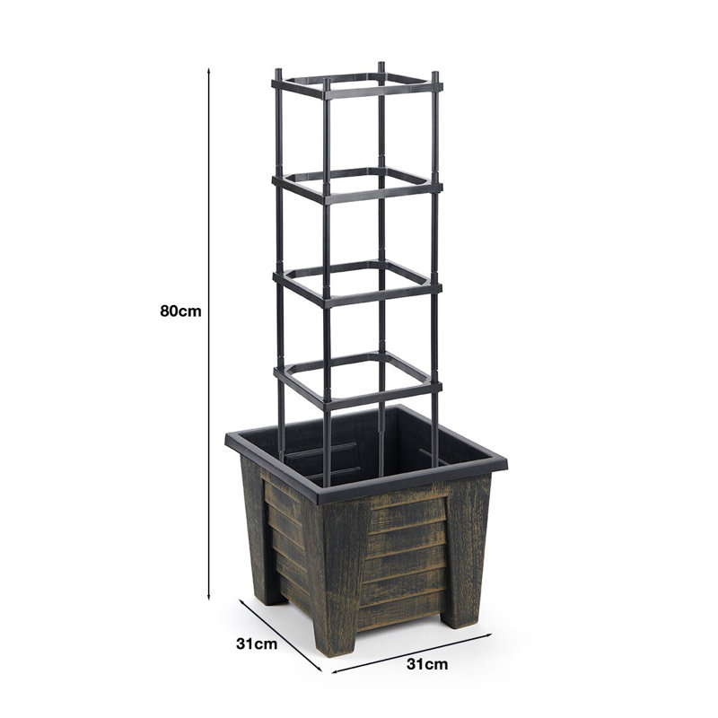 Claudette 4 Tier Trellis Planter
