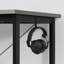 Lorren Adjustable Height and Foldable L-Shaped Iron Computer Desk