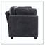 Canapé 3 places en tissu chenille profond-1689838327