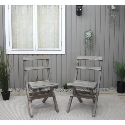 Arlot Foldable Outdoor Patio Dining Side Chair