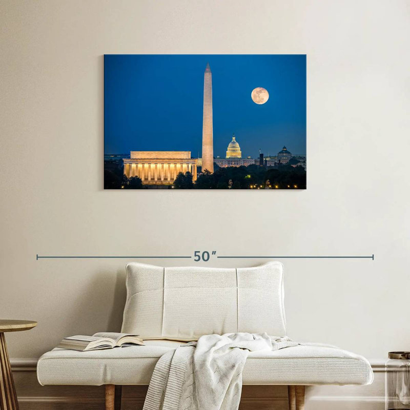 Lilie Washington Monuments, 24" H x 36" W