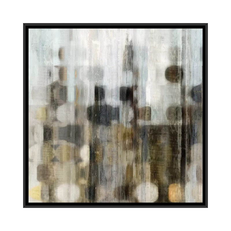 «Ascendant II» par Allison Lockhart, impression sur toile tendue, H 37 po x l 37 po x p 1,5 po, Toile avec cadre noir