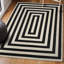Tapis noir / ivoire Isibeal-336781266