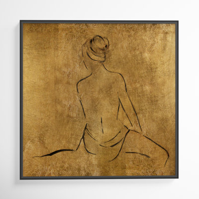 Maia Golden Bather II by Sally Swatland - Painting Print