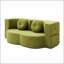 Canapé-lit 2 en 1 pliant avec coussin, canapé-lit simple pour le salon, les invités, le bureau et un appartement, sans assemblage requis-668782231