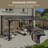 Aoxun 20’x10’ Gazebo Wall Mounted Gazebos Pergola-119238906