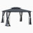 Outdoor Patio Gazebo Canopy Tent With Ventilated Double Roof And Mosquito Net(Detachable Mesh Screen On All Sides),Suitable For Lawn, Garden, Backyard And Deck