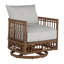 Newport Swivel Patio Chair with Cushions-83260304-97429407
