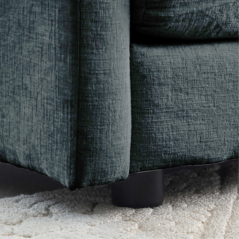 3 pièces avec coussins décoratifs. Chenille grise pour le salon. Structure solide en bois massif. Matériau respirant. Rembourrage en éponge. Détente 3. Comprend 2 fauteuils avec accoudoirs et 1. Revêtement de luxe. Supérieur