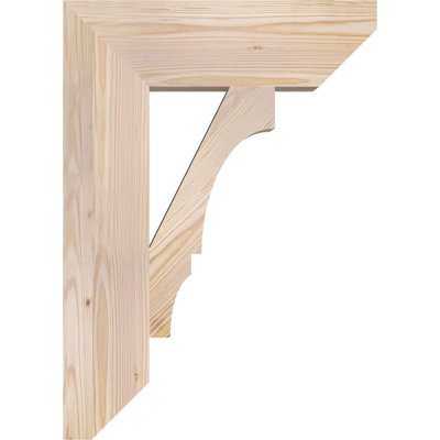 H 6 po x l 40 po x Support en bois / corbeau