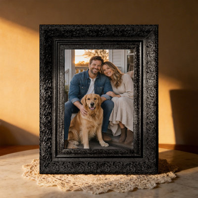 11" x 14" Black 3 PCS Portrait Picture Frame for Everyday Photo Display