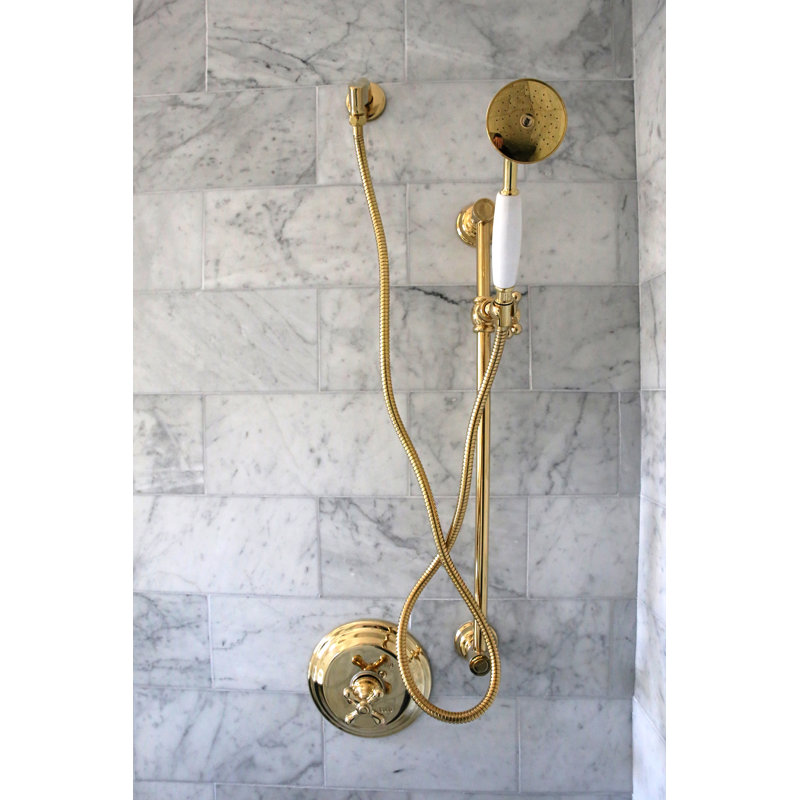 Kingston Brass Victorian Hand Shower, Polished Brass