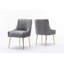Chaise d'appoint en velours capitonné de 22 po Baudel-957097248-879591365