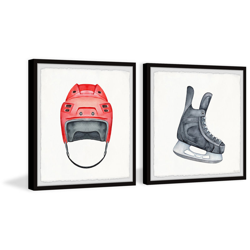 «Oregon Skating Gear Diptych», ensemble de 2 pièces, reproduction encadrée, H 12 po x l 12 po x P 1,5 po
