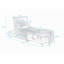 Chaise de patio avec coussins-88619147