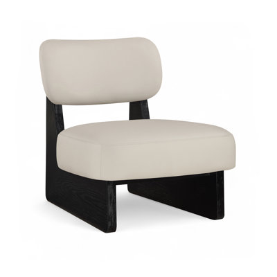 Fauteuil d'appoint en cuir Vetra Lystra