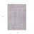 HomeRoots 3' X 5' Lavender Geometric Washable Indoor Outdoor Area Rug