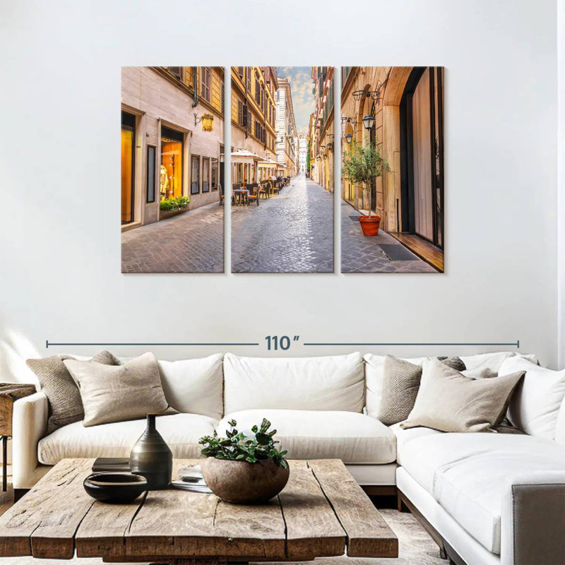 Sireci Via Borgogna Shops, 48" H x 74" W