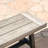 Acacia Wood Dining Bench With Black Rustic Metal Finish Frame