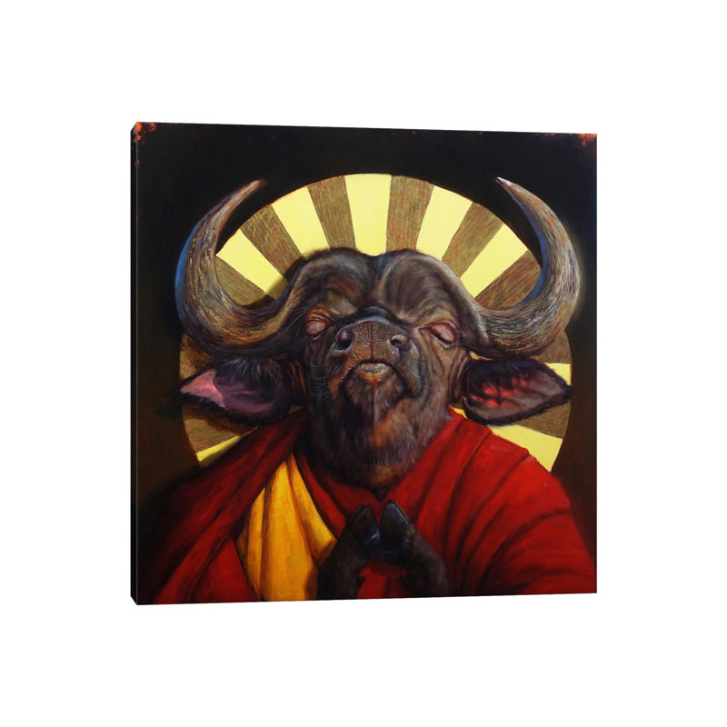 Holy Cow II by Lucia Heffernan - Wrapped Canvas Print, 30.48 cm H x 30.48 cm W