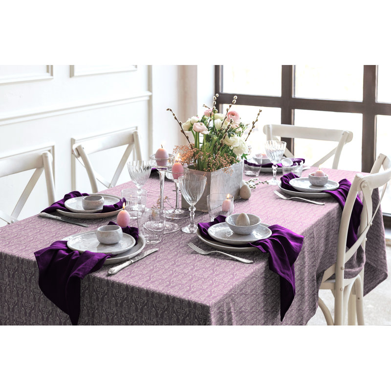 Bramley Tablecloth, Aubergine