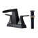 Centerset 2-handle Bathroom Faucet with Drain Assembly
