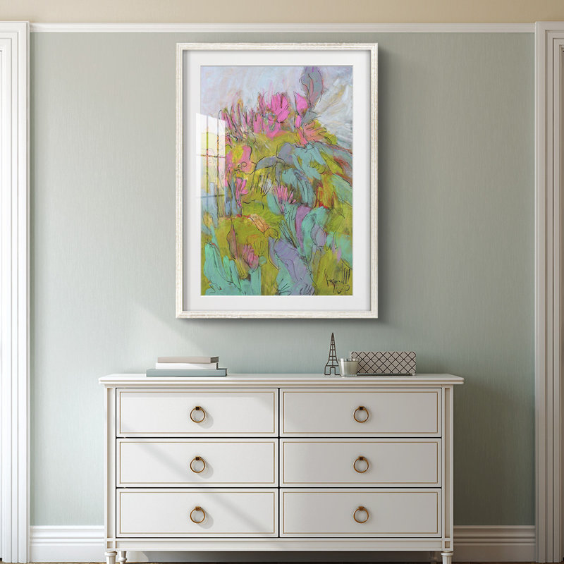 Rise and Bloom - impression encadrée, H 19,5 po x l 16,5 po, Blanc