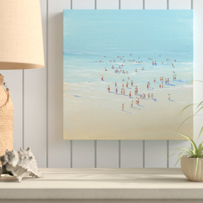 Beach Day II - Wrapped Canvas Painting