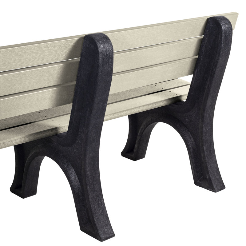 Banc de parc Angelyna Aurora, Blanc délavé