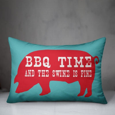 Summer Fun Reversible Throw Pillow