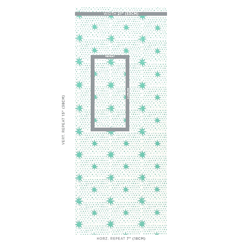 Papier peint Schumacher x Molly Mahon, Verre d'eau
