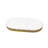 Marble and Gold Salt & Pepper Shaker Set on Tray