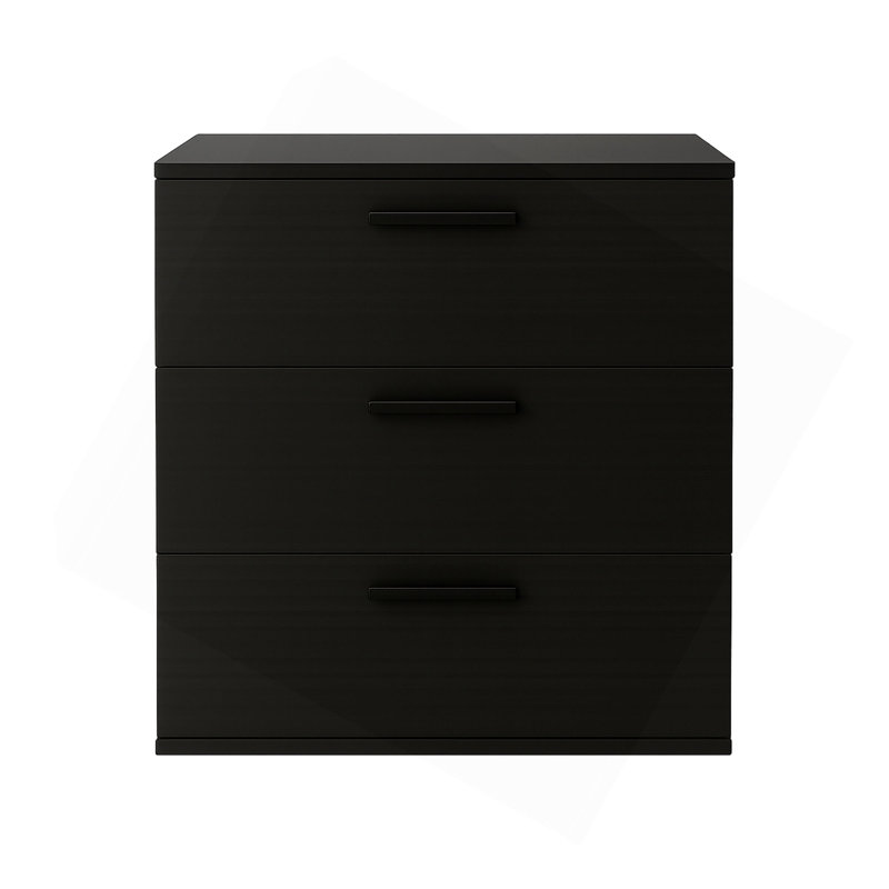 Commode à tiroirs lustrée