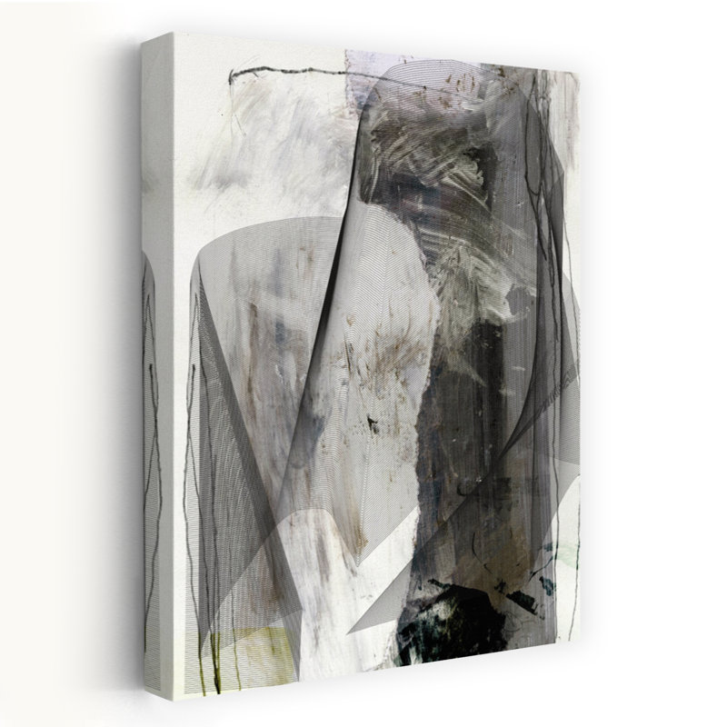 Art contemporain abstrait géométrique contemporain, H 60 po x l 40 po