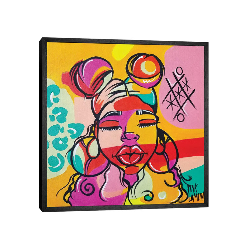 Philly by Pinklomein - Gallery-Wrapped Canvas Giclée on Canvas, Black Floater Frame, 45.72 cm H x 45.72 cm W
