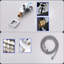 Durable brushed nickel kitchen faucet with pull-out hose and ergonomic lever handle