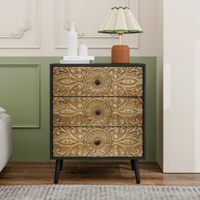 Cabinet, 3 Drawer, American Furniture