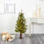 Lighted Artificial Pine Christmas Tree-1736008127