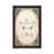 Toile avec cadre gris foncé rustique