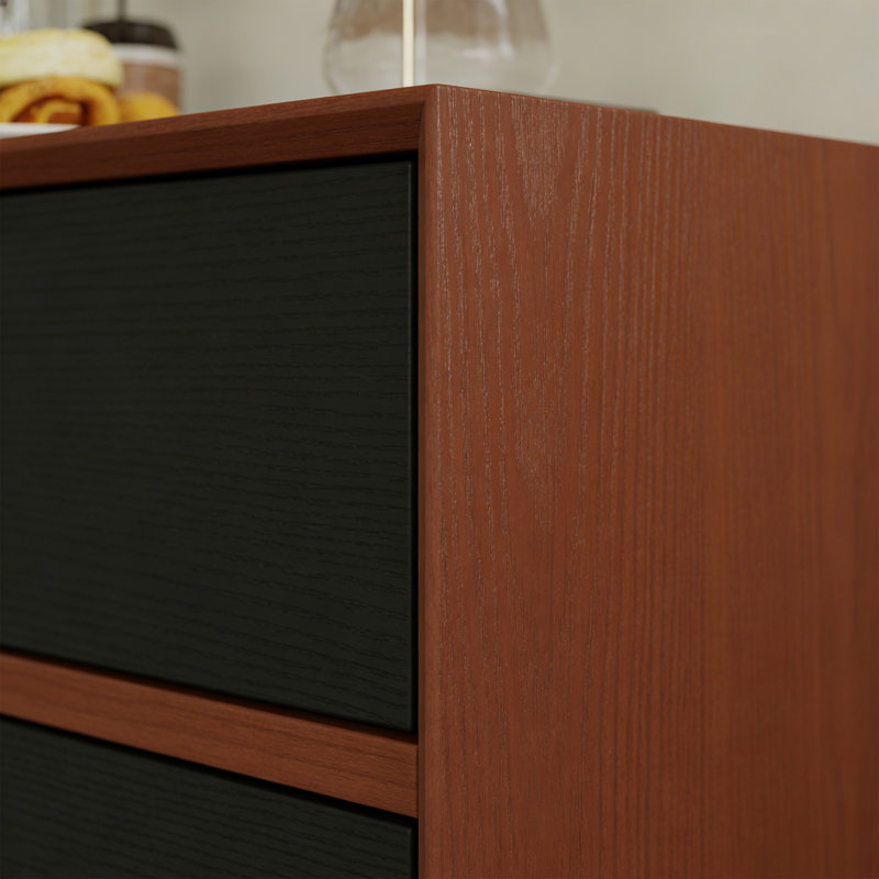 Retro simple and light luxury sideboard