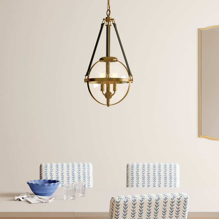 Chimere 3 Light Dimmable Globe Chandelier