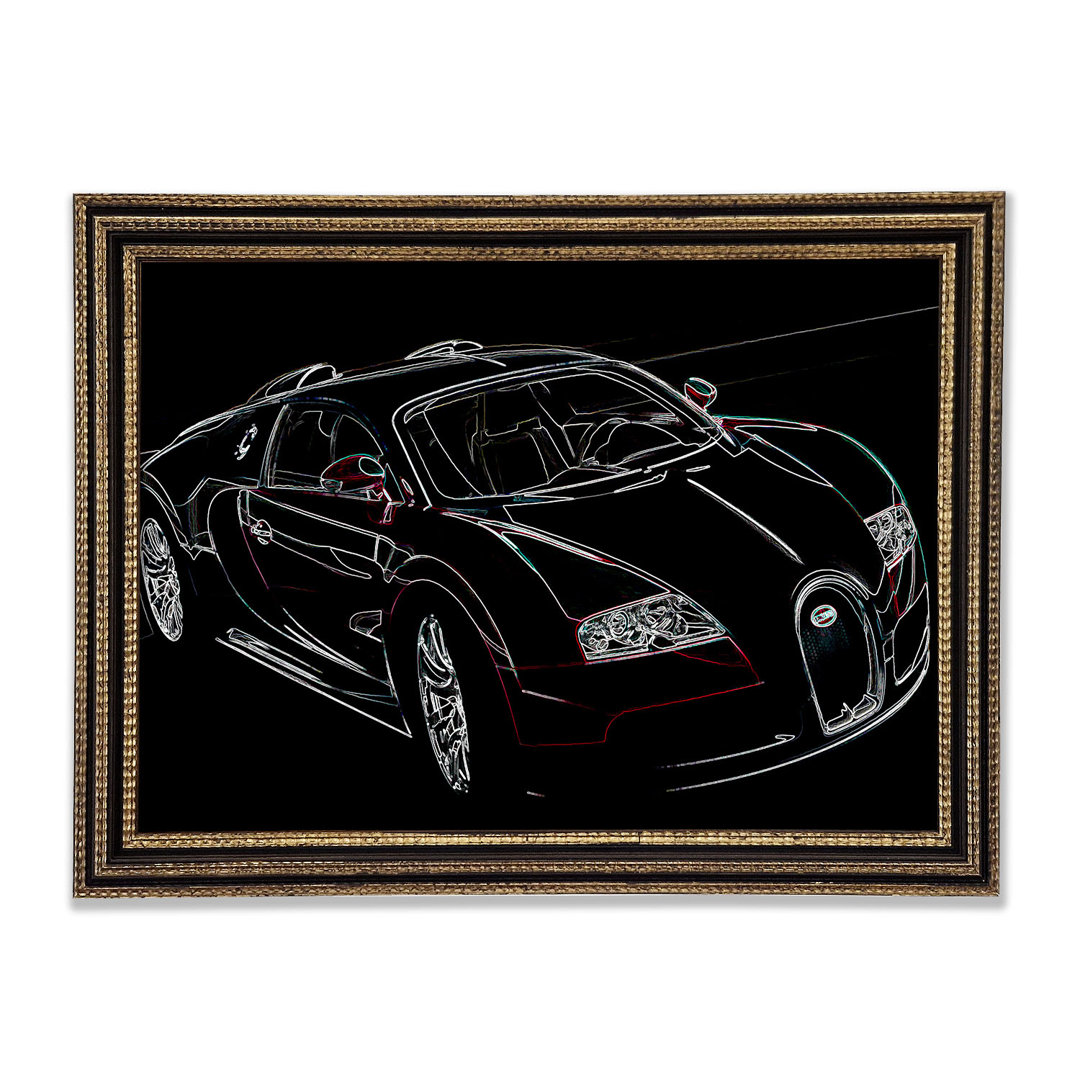 Bugatti Veyron Front - Druck