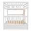 Lit superposé blanc avec rangement - Mobilier de chambre à coucher polyvalent pleine grandeur et pratique-449075399