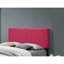 Structure de lit double pleine grandeur avec lit tapissier contemporain en bois massif classique rose sans sommier