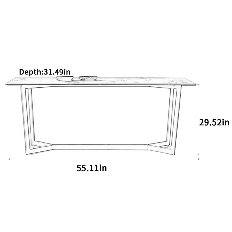 Sloat, H 29,52 po x L 55,11 po x l 31,49 po