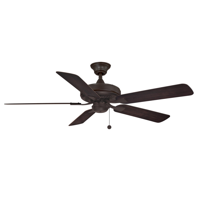 Edgewood 52 inch Indoor/Outdoor Ceiling Fan - Dark Bronze with Dark Walnut blades, Dark Bronze with Dark Walnut Blades