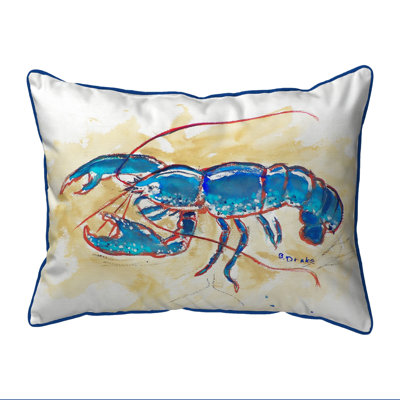 Lobster Lobster Indoor / Outdoor Rectangular Throw Pillow