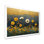 «Dark Summer Daisies Field Landscape II» - Art mural marguerites